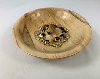 Ring dish, Jewellery Bowl, Wooden ring bowl, gift for mom