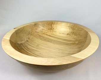 Ensalada/frutero, extra grande de 16", madera de álamo