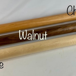 Mattarello (Italian Rolling Pin), hand turned extra long rolling pin