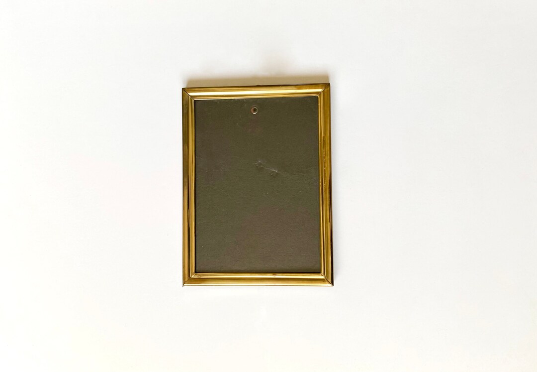 Vintage Metal Photo Frame, Picture Frame 8x6, Gold Frame, Wall Hanging