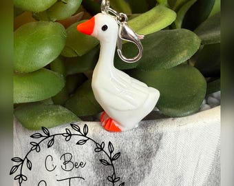 Silly Goose Badge Charm: Fun Work Badge Buddy