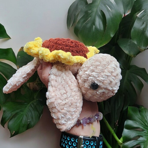 Adorable Sunflower Turtle Crochet Toy, Eco- Friendly Stuffed Animal, Cute Handmade Decor, Special Gift For Turtle Lovers