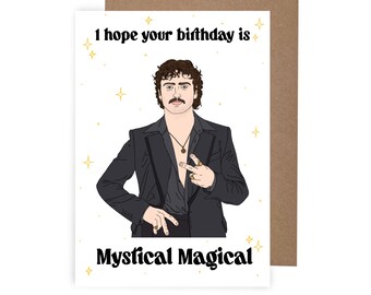 Benson Boone Birthday Card, Funny Card, Mystical Magical Birthday Card, Birthday Card, Benson Boone Inspired card