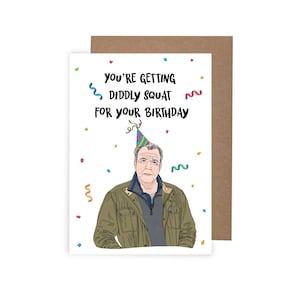 Tarjeta de cumpleaños inspirada en Jeremy Clarkson, tarjeta divertida de cumpleaños, tarjeta de cumpleaños con temática de la granja de Clarkson, tarjeta de cumpleaños A6