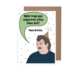 Tarjeta de cumpleaños inspirada en Gerald, tarjeta divertida para él, para ella, tarjeta de cumpleaños con temática de la granja de Clarkson, tarjeta Diddly Squat A6