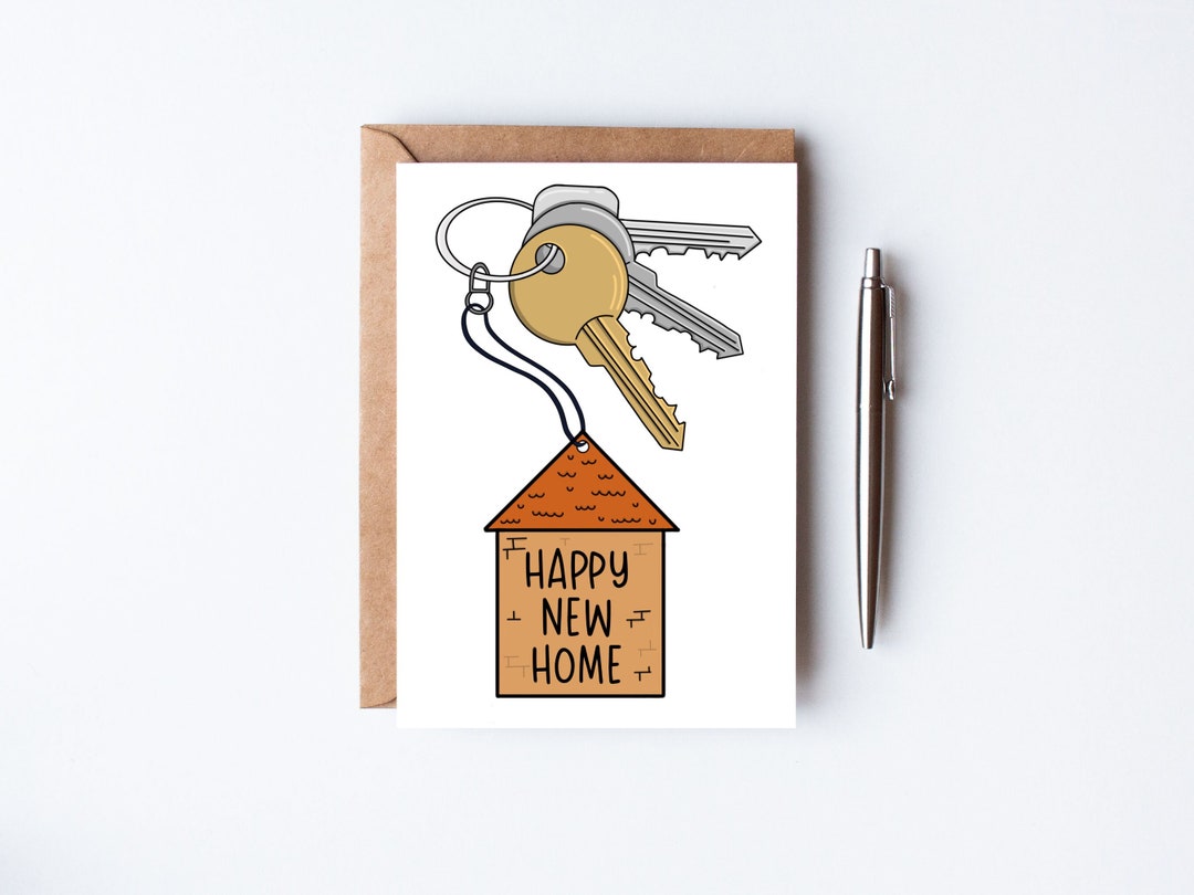 Happy New Home Card, New House Card, First Time Buyer Card, Congrats