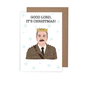 Carte de Noël fantômes, carte de Noël Captain, carte de Noël émission de télévision, Noël histoires horribles, carte A6 drôle de Noël fantômes de la BBC