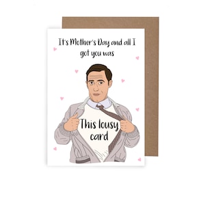 Tarjeta del Día de la Madre de Gavin y Stacey, Tarjeta de mamá temática del tío Bryn, Tarjeta de mi sobrina fue a Grecia, Tarjeta del Día de la madre del tío Bryn, Tarjeta A6 para mamá