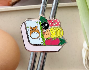 Spam Bento Box Pin, food pin, Bento box pin, Japanese food