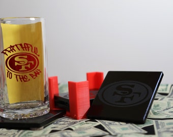 Juego de posavasos de cerámica 49er