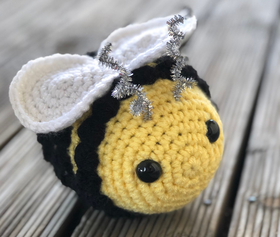 Crochet Tiktok Bee Crochet Bee Crochet Bee Pattern Crochet Etsy