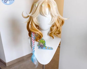Xilonen Wig Genshin Impact – Styled Cosplay Wig, Natlan Geo Custom Game Wig