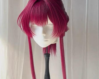 Kafka styled cosplay wig ready to ship - non antigravity wig/honkai star rail