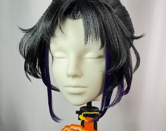 Shinobu Kocho Wig Demon Slayer – Natural Styled Cosplay Wig, Kimetsu no Yaiba Custom Wig