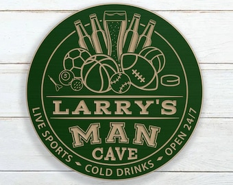Personalized Man Cave Sign