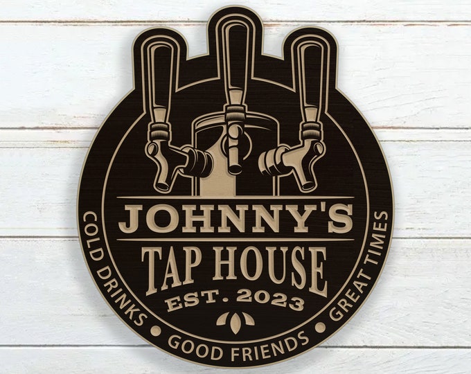 Personalized Tap House Sign