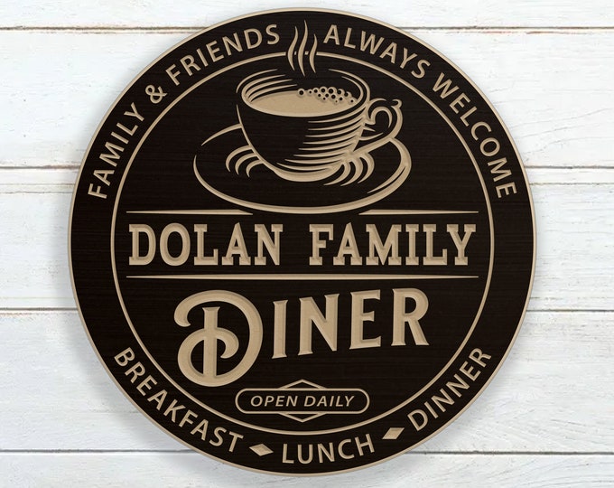 Personalized Diner Sign