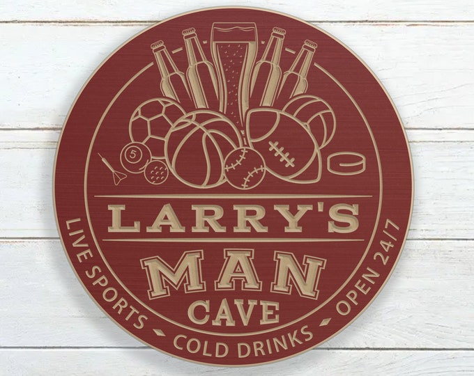 Personalized Man Cave Sign