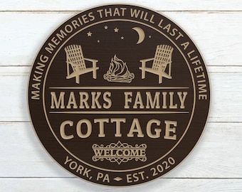 Personalized Cottage Sign