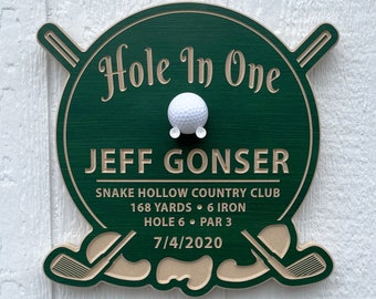 Hole In One Golf Ball Display