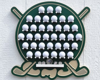 Golf Ball Wall Display