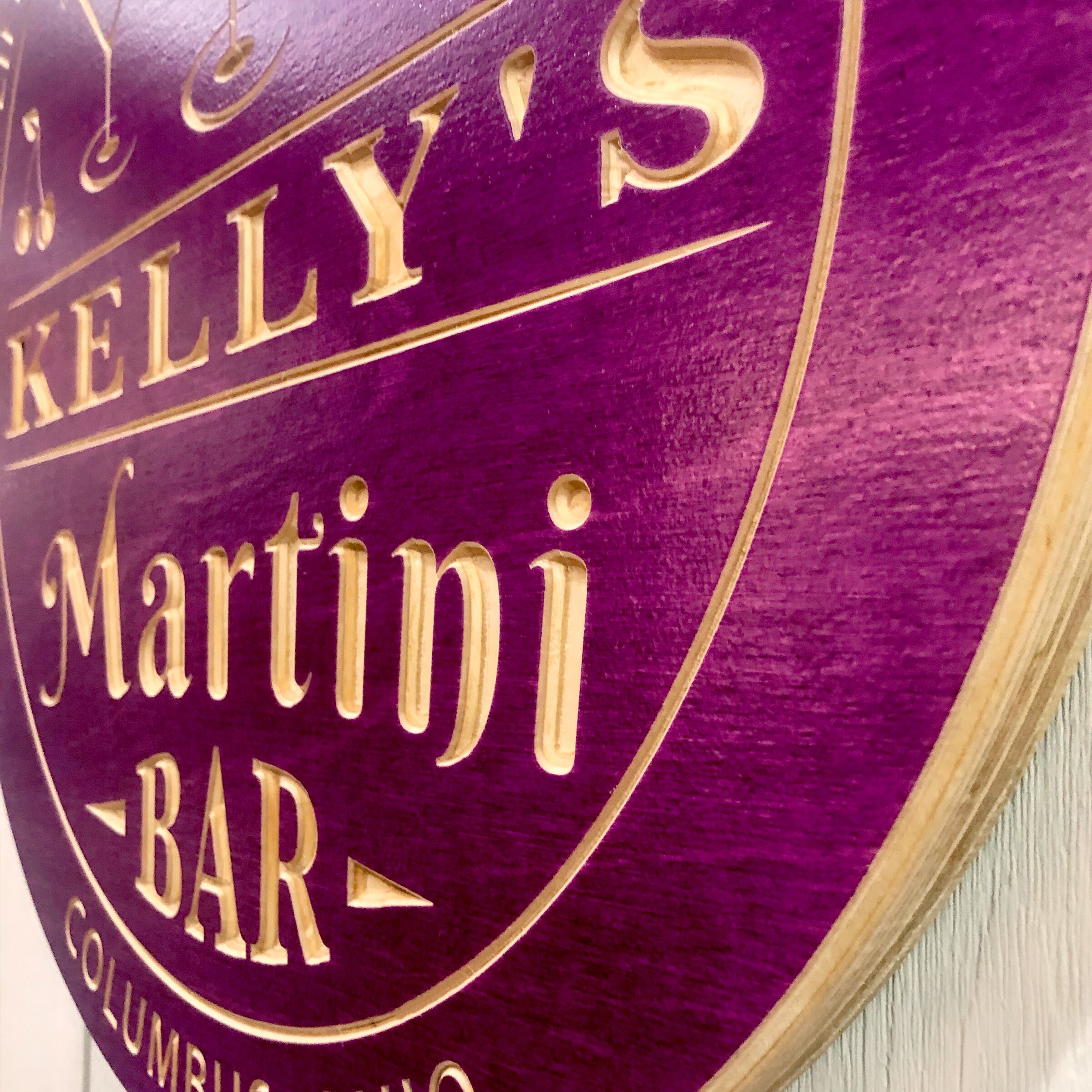 Martini Bar Sign With Name / Personalized Martini Bar Sign / Etsy España