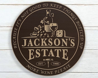 Personalized Estate Sign
