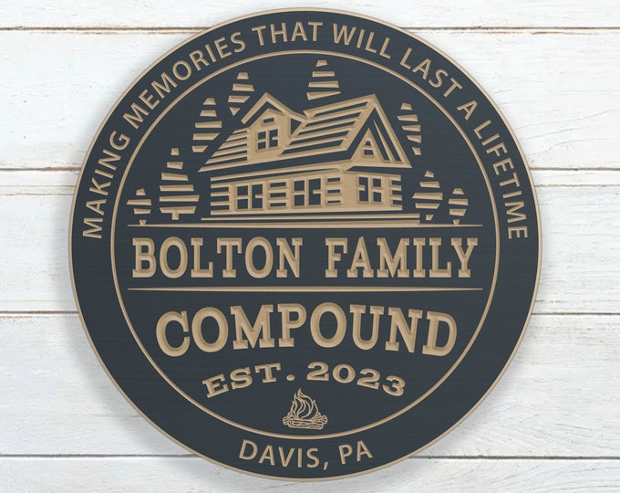 Personalized Compound Sign