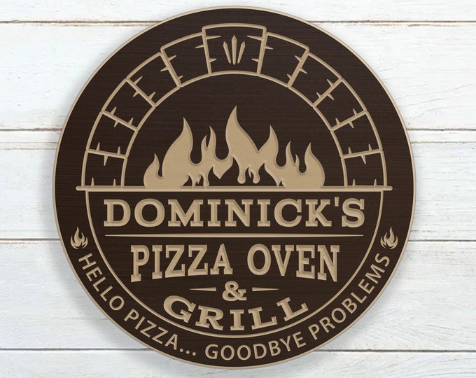 Pizza Oven And Grill Sign