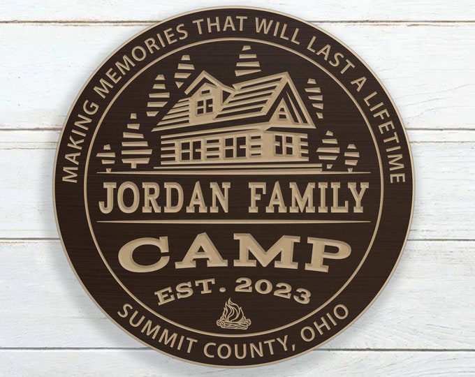 Personalized Camp Sign