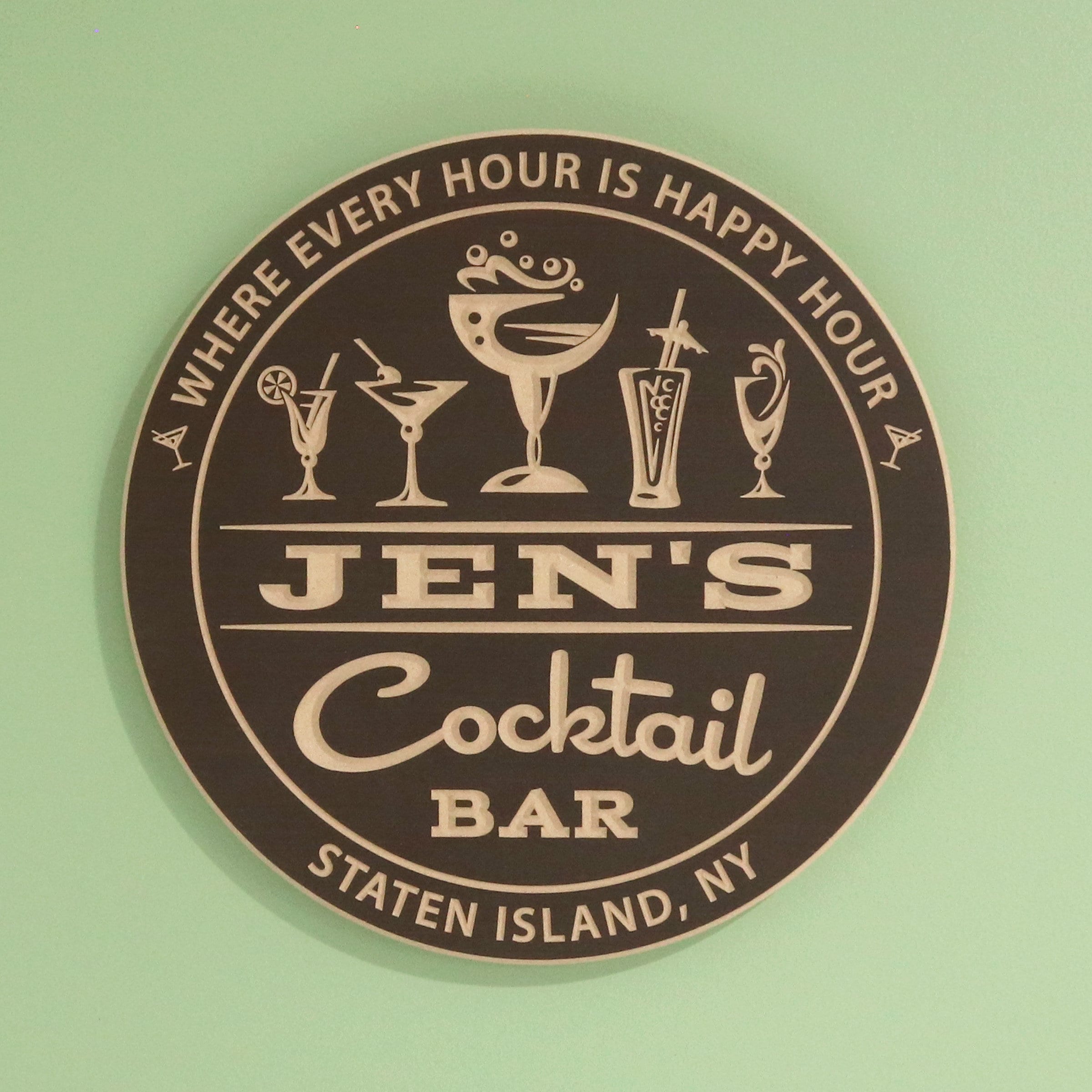 Personalized Cocktail Bar Sign personalized-cocktail-bar-sign
