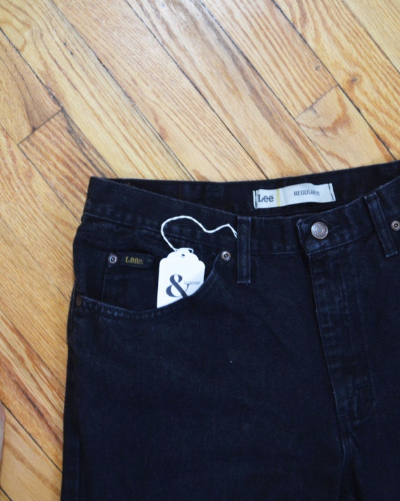 Rustler Boot Cut Denim Jeans in Coal Black | Etsy