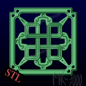 Tiki tile 3D STL Model
