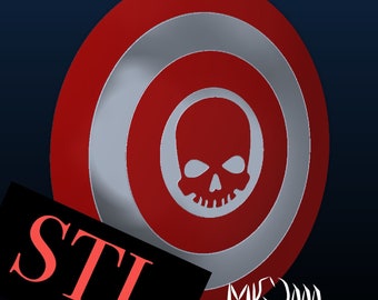 Capitán Hydra Red Skull Shield STL archivo