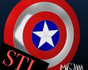 Captain America Shield STL file