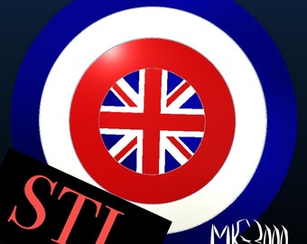 Captain Carter/Britain Shield STL file
