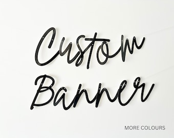 Custom Sign, Custom Backdrop, Party Banner, Party Decor, Custom Banner,Personalised Garland, Custom Bunting, Birthday Banner, Name Bunting