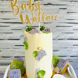 Gold Personalised any Colour Baby Shower Banner Gold Baby - Etsy UK