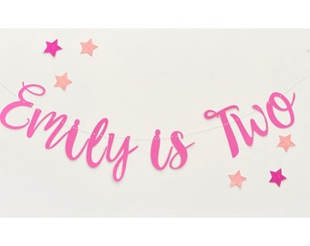 Personalized Birthday Banner: Custom Age & Color Party Bunting