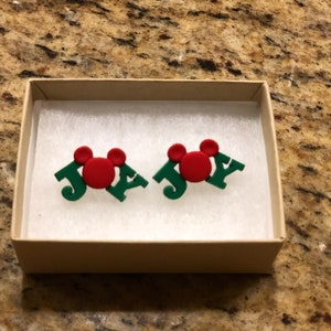 Christmas Mickey Joy Mask Buddies : Disney Christmas, Santa Mickey, Minnie Mouse, Ear Savers for Face Masks, Ear Helpers
