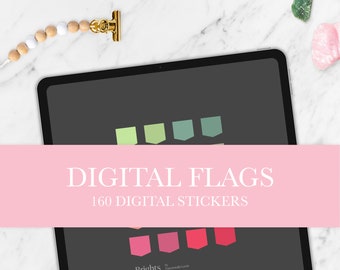 GoodNotes Sticker | Cute Digital Stickers | Flag Shape | iPad Sticker, Notability Sticker