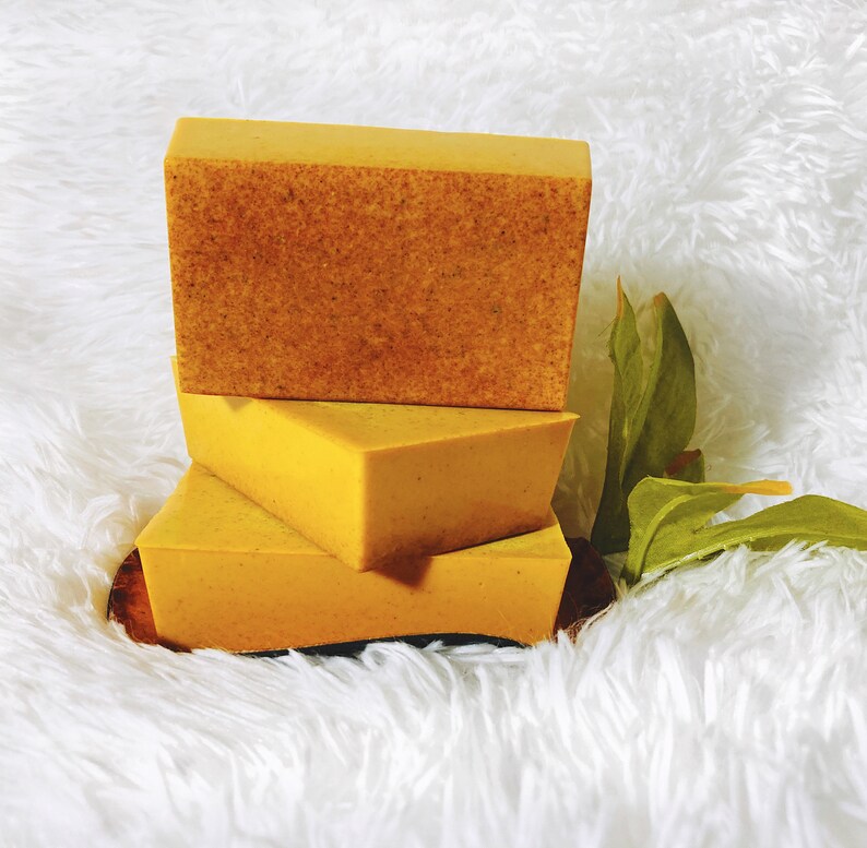 TURMERIC SOAP Turmeric Honey Acne Treatment Glow Etsy