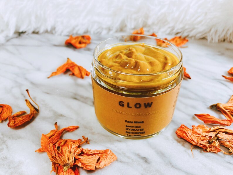 TURMERIC HONEY ALOE Face Mask Dark Spot hyperpigmentation Etsy
