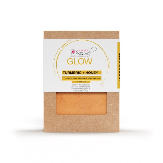 TURMERIC ALOE SOAP Manuka Honey Glow Naturally Brighten - Etsy