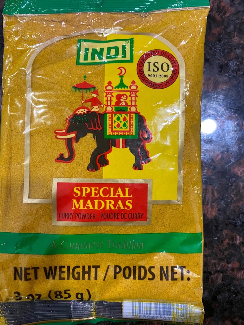 Curry Powder from Guyana and Trinidad Etsy