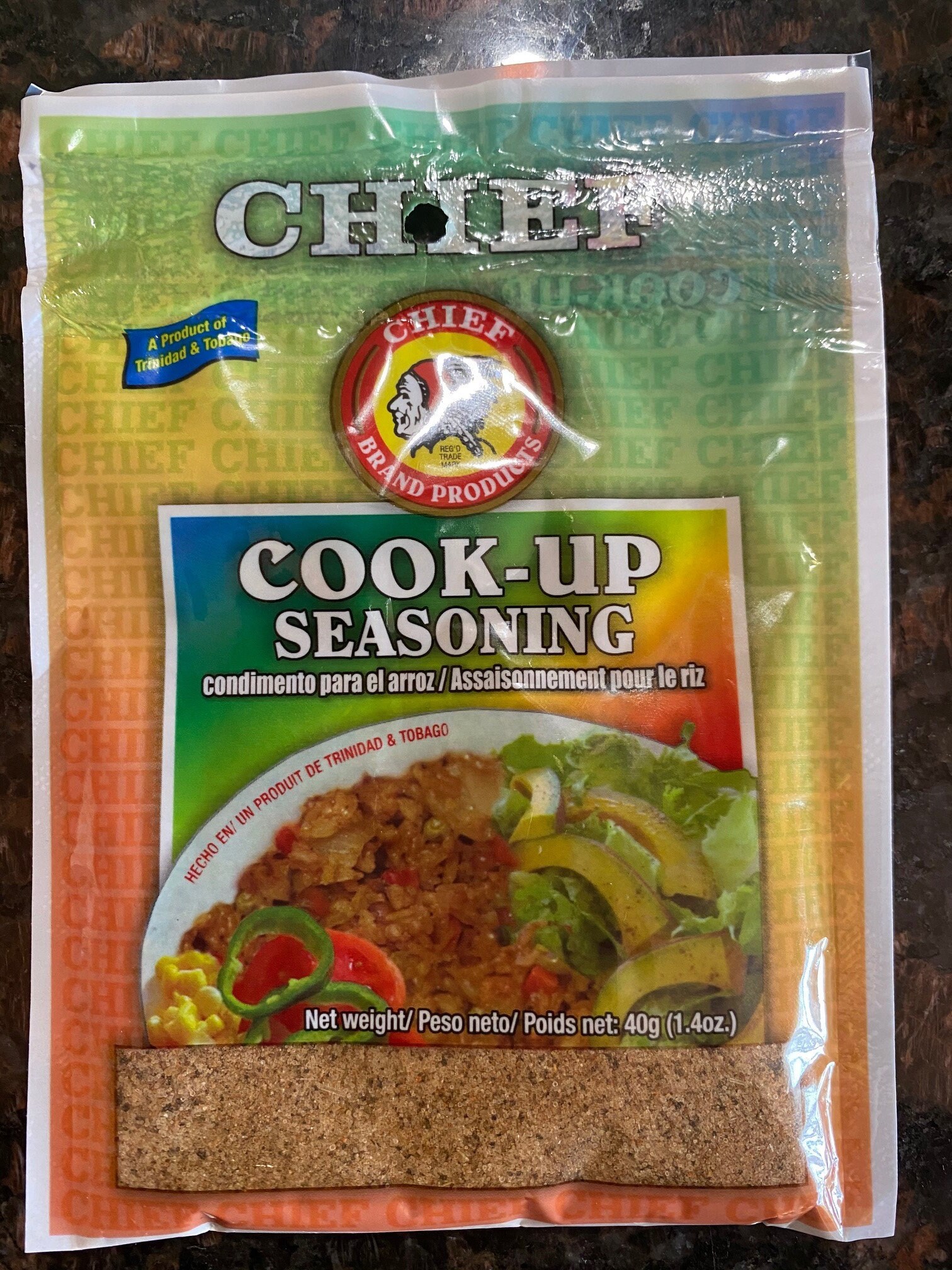 Chief Fish Seasoning (40grams Single Bag) - Product of Trinidad