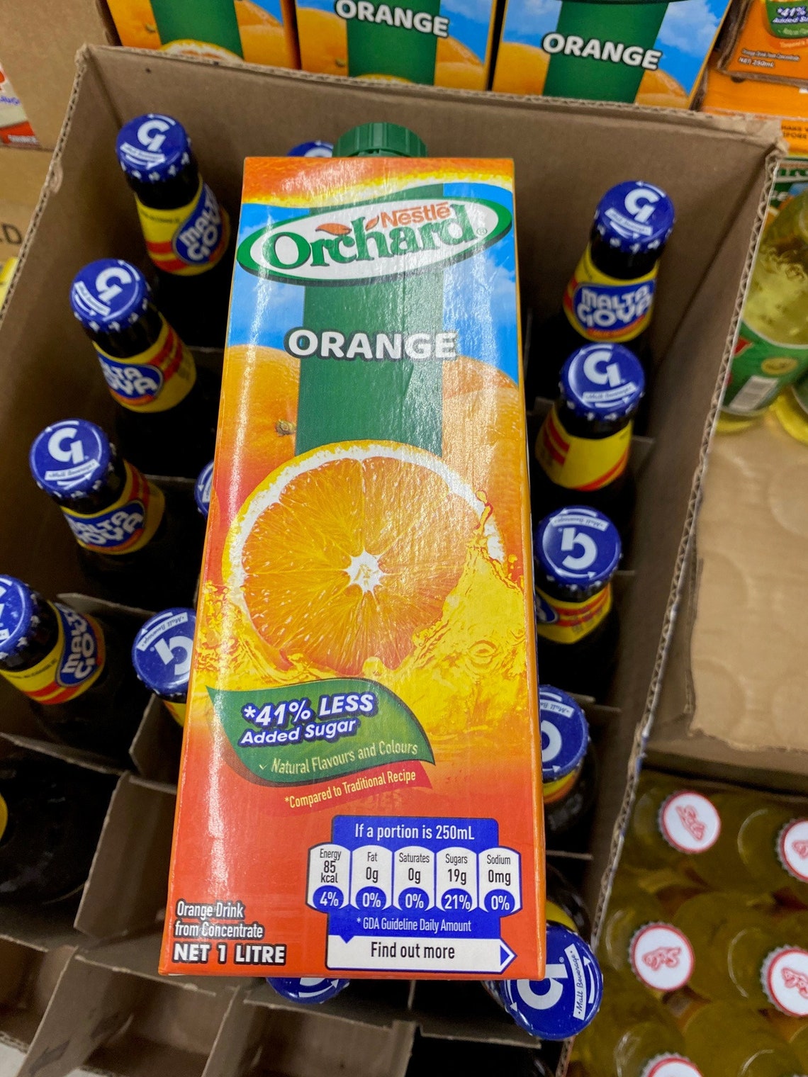 Nestle Orchard Orange Juice 250mL Etsy