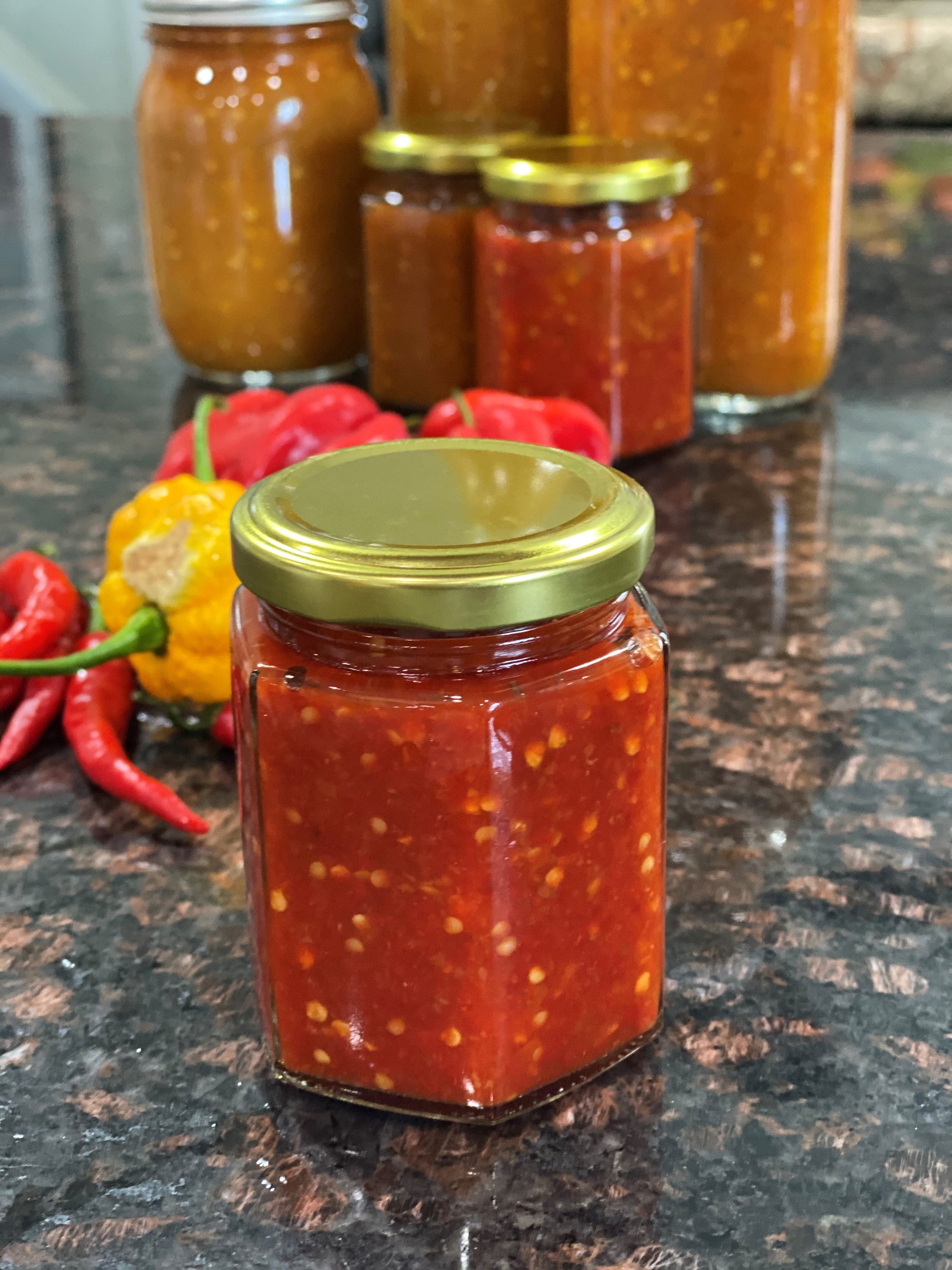 West Indian Pepper Sauce From the Caribbean Trinidad and Etsy UK