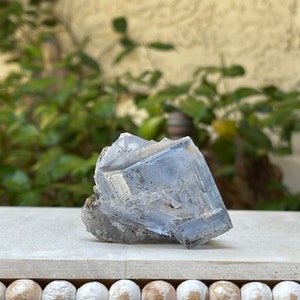 Yaogangxian Blue/Purple Fluorite Cubes on Matrix, Yaogangxian Fluorite, Stunning Fluorite Specimen, Healing Crystals, Chakra Balancing