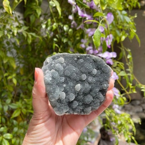 Stunning Black Chalcedony, Druzy Natural Black Chalcedony, Beautiful Crystal Collector Piece
